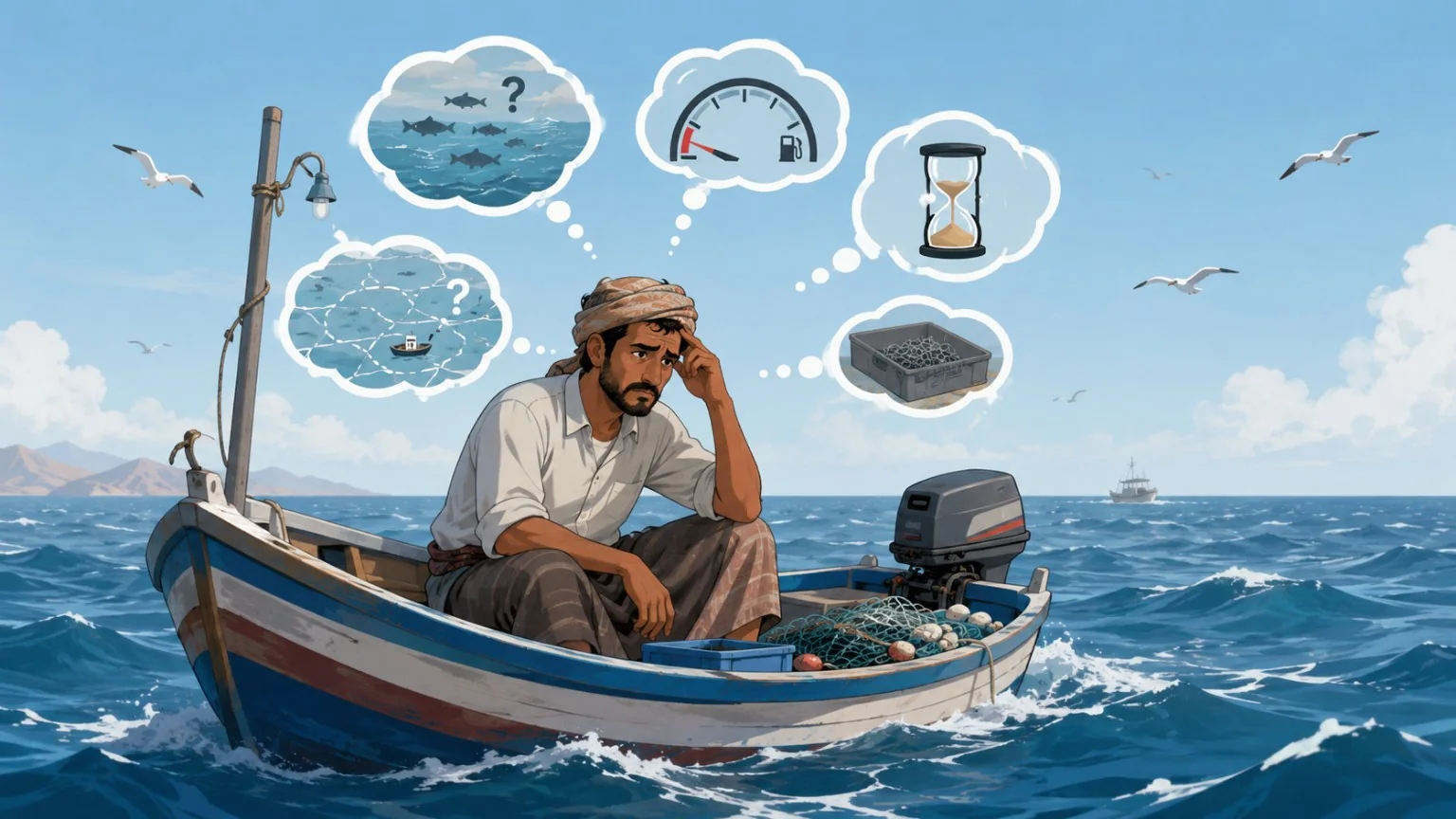 تحديات الصياد قبل توفر البيانات المنظمة